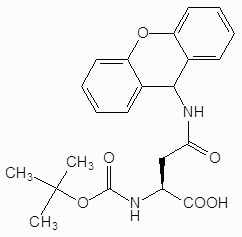 Boc-ASN (Xan) -Oh [CAS NE . 65420-40-8]