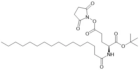 Palmitoyl-glu (OSU) -OTBU